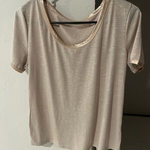 Elegant Cream Women's Top
